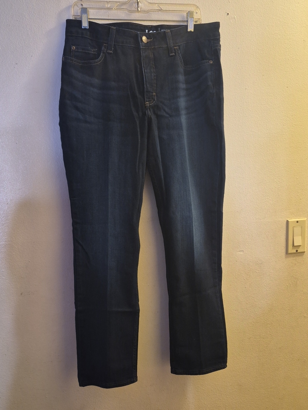 Lee Women's Dark Blue Straight Leg Jeans